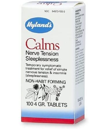 Hyland's Calms 4g - 100 Tablets for Natural Stress Relief | Buy Now - Buy Online on SooperMarket.com