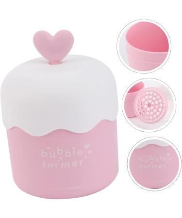 Convenient Foam Shampoo Maker - Pink Foamer Bottle for Rich Facial Bubbles | Travel Beauty Tool | Mini Home Skin Care Device - Buy Online on SooperMarket.com