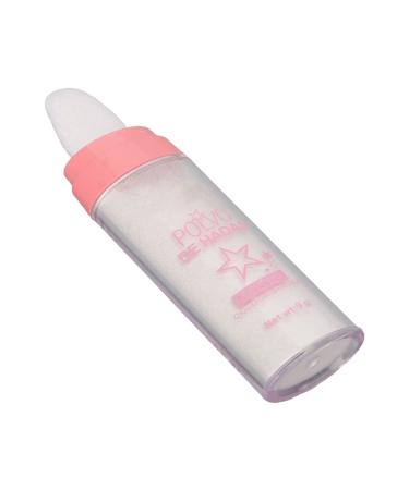 Highlight Powder Stick Puff Lightweight Texture Highlight Patting Powder Beautiful 9g Small for Makeup (White)