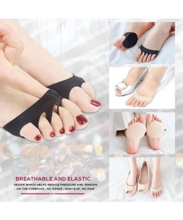 Soleful Solutions High Heel Metatarsal Pads & Invisible Toe Socks (5Pairs Beige) - Buy Online on SooperMarket.com