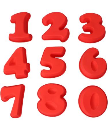 MAGICLULU Silicone Ice Cream Mold 18 Pcs Celebrity 3D Chocolate Mold Silicone Letter Molds mediumx2pcs - Buy Online on SooperMarket.com