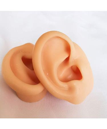 Soft Silicone Ear Model Artificial Human Ear for Acupuncture Ohr Picking Practice Practice Medical Teaching Display Props Left Right 1 Pair - Buy Online on SooperMarket.com