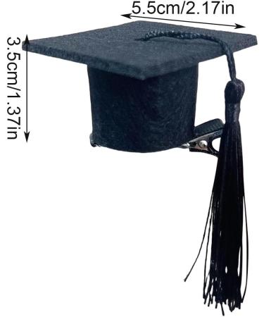 Wontool Graduation Hat Insert Doctoral Hat Headband - Graduation Hat Hairpin Set 3D Graduation Hat Inserts Graduation Accessories for College University High School Black - Buy Online on SooperMarket.com