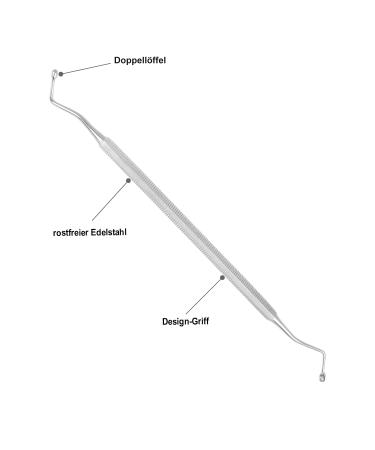 Masako Large Double-Sided Stainless Steel Blackhead Remover | 17 cm Pimple & Acne Tool for Nail & Foot Care | International Shipping Available - Buy Online on SooperMarket.com