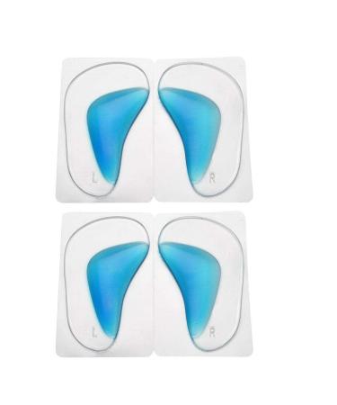 Arch Support 2 Pairs/Set Orthopedic Insoles Foot Support Cushion And Silicone Arch Support