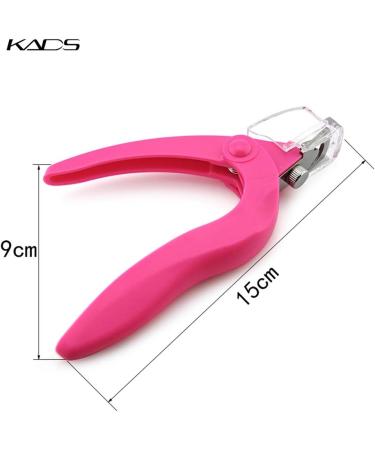 KADS Pink Nail Scissors for Acrylic Nail Art | Precision False Nail Clipper & Cutter for Manicure - Buy Online on SooperMarket.com