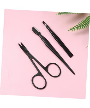 Buy 1 Set Eyebrow Comb & Shaving Kit - Facial Shaver Stencil Templates & Beard Grooming Essentials - International Shipping Available - Buy Online on SooperMarket.com