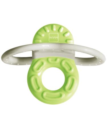 Mam Bite & Relax Phase 1 Mini bite ring toothing aid especially for the front teeth extra smaller and light biting ring for babies from 2+ months green phase 1 1 piece of light green