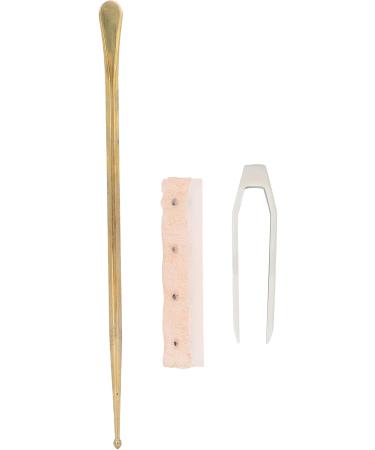PrTECY Facial Reflex Zone Tool Set - Stainless Steel Acupuncture Pen & Ear Model for Pain Relief | Ideal for Piercing Practice & Body Accessories - Buy Online on SooperMarket.com