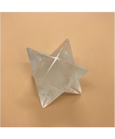 CIMWJOPS Big 60mm Natural Clear Crystal Merkabah Pendulum Crystal Stones Merkaba Stars Pendant Jewelry NecklaceEnergy Minerals 5cm - Buy Online on SooperMarket.com