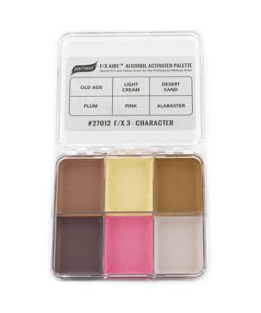 Graftobian F/X Aire Alcohol Activated Palette - SFX Makeup (F/X 3 - Character) - Buy Online on SooperMarket.com