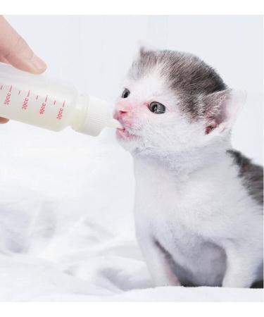 DoubleWood Nursing Bottle Kit with Replacement Nipple for Newborn Kittens, Puppies, Rabbits, Small Animals - Buy Online on SooperMarket.com