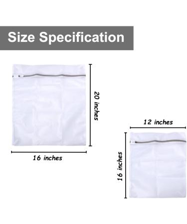 Hoappa 4Pcs 3 inches Wool Dryer Balls and 2 Pack Mesh Laundry Bags in 2 Sizes ( 12 x 16 inches 16 x 20 inches ) - Buy Online on SooperMarket.com