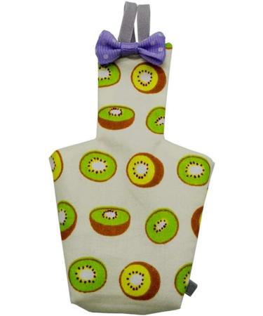 Yushu - Pet Adjustable Diaper Suit Parrot Diaper with Bow Tie Cute Colorful Fruit Floral for Cockatiel Pigeons Pet Birds Parrot Flight Suit Clothes Washable - Buy Online on SooperMarket.com