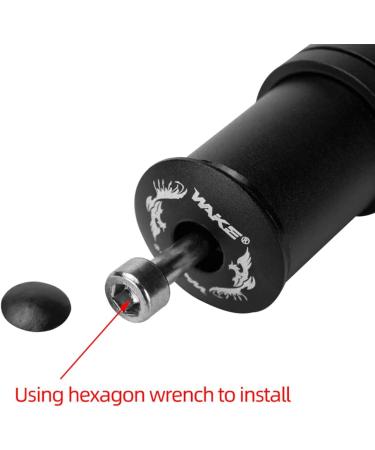 Wake Bike Stem Riser - Adjustable Aluminium Alloy Handlebar Extender for Mountain Bike, Road Bike, MTB, BMX - Black - Buy Online on SooperMarket.com