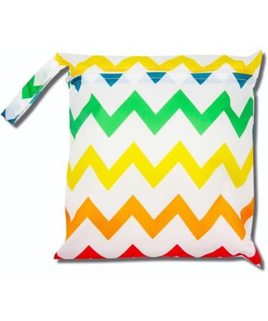 Egurs Wetbag Waterproof Reusable Diaper Bag | Nappy Bag Color Stripes | Eco-Friendly & Stylish | International Shipping - Buy Online on SooperMarket.com
