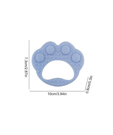 Aznever Silicone Baby Bite Ring - Montessori Toddler Teething Toy Cute Anti-Drop Design for Birthdays & Christmas - Buy Online on SooperMarket.com
