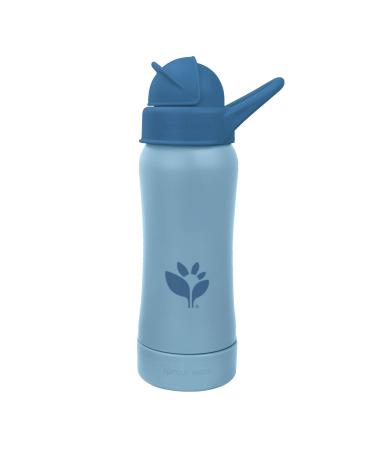 Green Sprouts  Sprout Ware  Straw Bottle 10oz  6mo+  Plant-Plastic  Platinum-Cured Silicone  Dishwasher Safe  Grows with Baby  Tested for Hormones - Blueberry