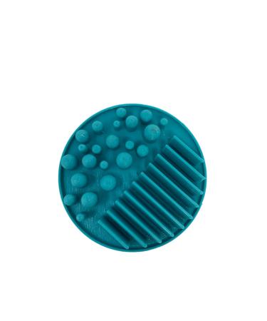 FRESHe Aqua Paint Plate Paintbrush Cleaner Disc - Drop in a Cup of Water & Keep Paint Brushes Clean - For Water-Based Mediums  Acrylic  and Watercolor - Teal (Aqua)