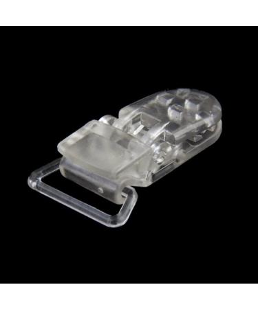 Banziaju Clear Plastic Clip Schnuller Holder | 10PCs Dummy Clips for Crafting Supplies & Tools | Durable Badge Clips for Long-lasting Use - Buy Online on SooperMarket.com