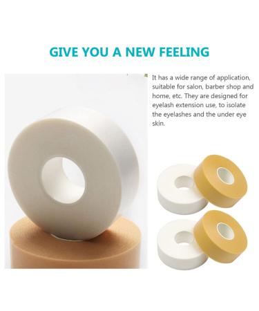 Beavorty Eyelash Stickers & Tape - 4 Rolls Adhesive Eyelash Extension Tool | Premium Fabric Medical Gaffer Tape for Lashes - Buy Online on SooperMarket.com