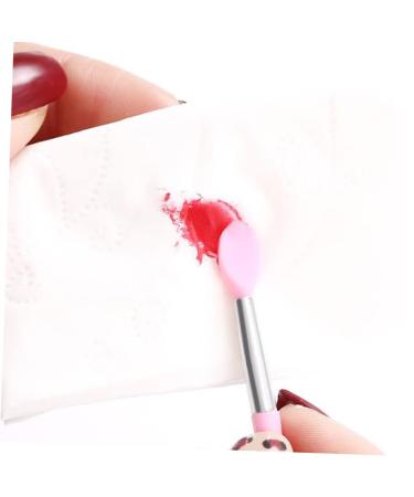 NOLITOY 60 Pcs Silicone Lip Brush Set | Lipstick Applicator & Lip Mask Tool for Flawless Makeup - Buy Online on SooperMarket.com
