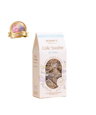 Colic Soothe - Organic Tea For Babies |15 Biodegradable & Non-GMO Tea Pyramids | Natural Remedy For Calming Colic Reflux | Aniseed & Fennel Blend | Made By Midwives