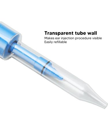 Portable Ear Impression Injector - Safe Earmold Syringe, Ergonomic Design, Refillable (Blue) - Buy Online on SooperMarket.com