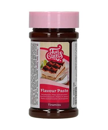Funcakes taste touch tiramisu: food paste great taste perfect for decorating cakes suitable for dough and fillings.100 g.