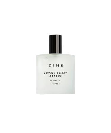 Dime Beauty Perfume Lovely Sweet Dreams 1.7 oz / 50 ml - Warm Vanilla and Floral Scent Hypoallergenic Clean Perfume Eau de Toilette For Women (Packaging May Vary) 1.7 Fl Oz (Pack of 1)