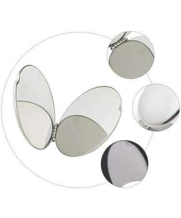 Minkissy Handbag Round Compact Cosmetic Mirror Double-Sided Travel Cosmetic Mirror Bag Hand Mirror Changing Mirror for Money Foldable Carry Bag - Buy Online on SooperMarket.com