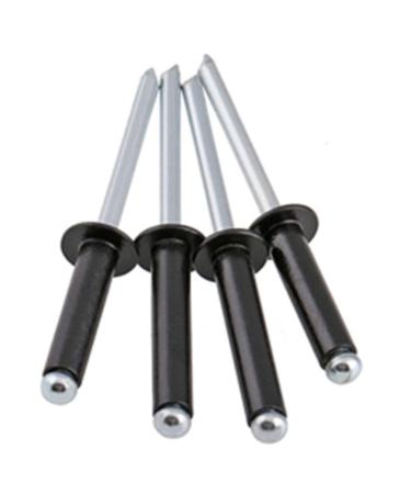 Cabilock Black Rivets Threaded Rivets 120pcs Black Blind Rivets Aluminium Alloy Flange Rivets Fastener Nails Rivets Supplies .4 .2 Stainless Steel Rivets Stainless Steel Set