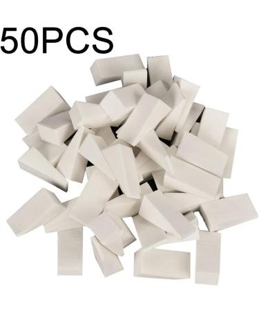 U-K 50pcs Disposable Soft Sponge Nail Stampers Gradient Coloring Manicure Tools Make Up Wedges Superiora Quality and Creative as shown - Buy Online on SooperMarket.com