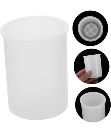STOBOK 2pcs Candlestick Mold Concrete Pillar Mould Decorative Trays Candle Making Resin Molds Wax Candle Molds Candle Making Molds Jewelry Silica Gel White Candle Holders 3D Whitex2pcs 8X6cmx2pcs - Buy Online on SooperMarket.com