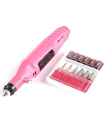 JacobsParts Electric Nail Drill Kit - Portable Pink Manicure & Pedicure Machine - Buy Online on SooperMarket.com