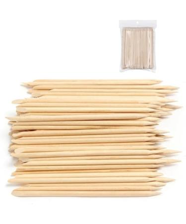GnHG Rose Wooden Stick Manicure - 100 Pack Orange Wood Nail Shatings for Cuticle Care & Decoration Application - Buy Online on SooperMarket.com
