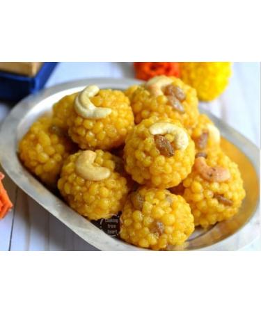 Rakhi Diwali Special (Boondi Laddu 400g) Gift Hamper for Brother Sister Delicious Indian Traditional Sweets Best Gift For All Occasions Tasty Treat For Family & Friends Sold By Kidzbuzz - Buy Online on SooperMarket.com