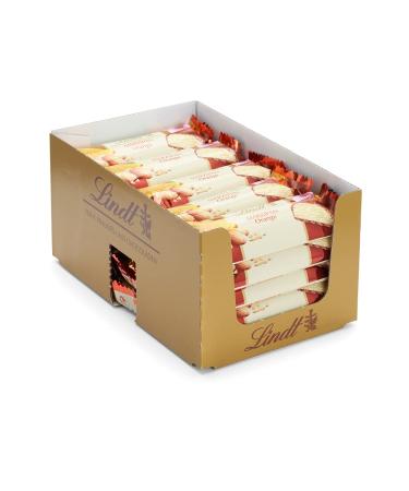 Lindt Chocolate Orange Marzipan Bar - 25 x 50g | Pure Orange Marzipan in Milk Chocolate | Large 1250g Counter Display | Perfect Chocolate Gift - Buy Online on SooperMarket.com