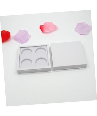 HAPINARY 2pcs 4 Makeup Accessories Aluminum Tin Jars Eyeshadow Containers Empty Eyeshadow Tins Empty White - Buy Online on SooperMarket.com
