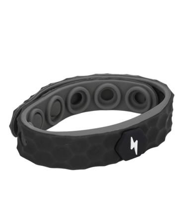 Antistatic bracelet wireless silicone-negativion bracelet antistatic wrist band balance bracelet for men and women (black)