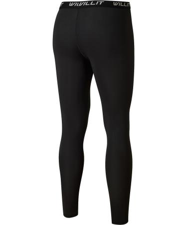 Willit Boys' Quick Dry Compression Basketball Leggings - Black, Medium | Youth Sports Tights & Base Layer - Buy Online on SooperMarket.com