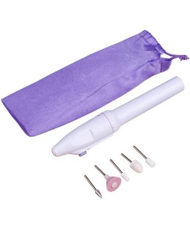 Electric Nail File Electric Manicure Drill Pedicure Nail File Set Mini Nail Drill with 5 Grinding Head Manicure Set for Women (Battery Not Included) - Buy Online on SooperMarket.com