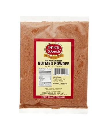Spicy World Nutmeg Powder 3.5 Ounce 3.5 Ounce (Pack of 1)