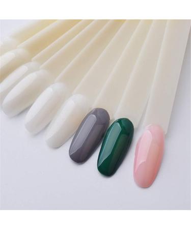 50Pcs Fan Shaped Nail Art Tips Color Display Card | Nail Polish Swatch Board & Practice Tools - Buy Online on SooperMarket.com