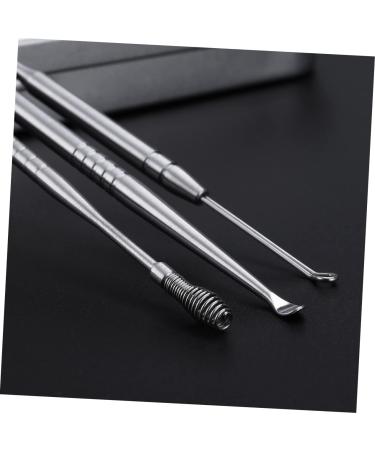 3pcs Stainless Steel Ear Cuffs Ear Cleaner Set with Ear Wax Remover - Silver - Buy Online on SooperMarket.com