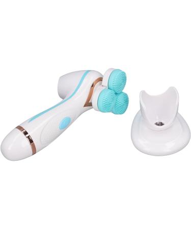 Facial Cleansing Brush Electric Facial Scrubber Silicone Multifunctional USB Rechargeable Deep Cleansing for Daily Life (Blue) - Buy Online on SooperMarket.com