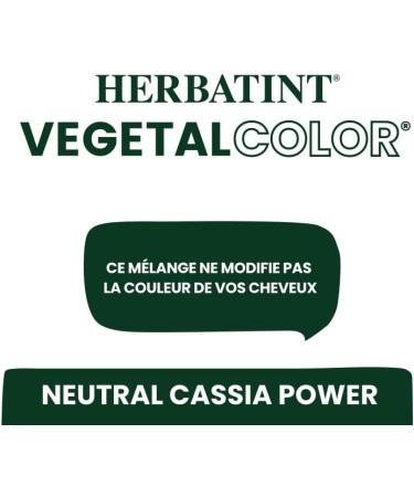 Herbatint Vegetal Color 100% Natural & Organic Herbal Hair Dye Neutral Cassia Power - Henna Neutral 100g - Buy Online on SooperMarket.com