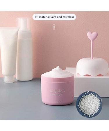 Foam Bubble Maker | Pink Facial Cleanser Foamer Cup | Cute Skin Care Tool for Effortless Cleansing - Buy Online on SooperMarket.com