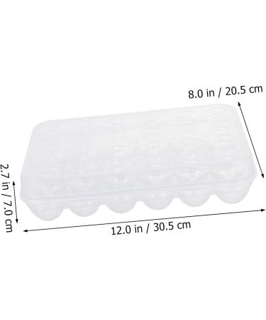 OSALADI Egg Carton Eggs Plastic Egg Trays Egg Holder Fridge Plastic Pallet Egg Drying Case Food Egg Box - Buy Online on SooperMarket.com