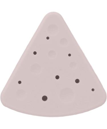 Triangular Powder Storage Box Puff Holder Easy to Clean Convenient Double-sided Air Vent Smooth-closing Silicone Portable for Home Travel (Chocolate Color) - Buy Online on SooperMarket.com